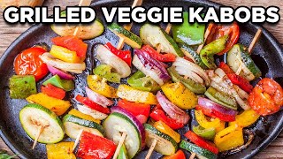 Grilled Vegetable Kabobs for Beginners [upl. by Verile]