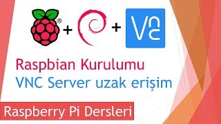 Raspberry Pi RASPBIAN ve VNC Viewer Detaylı Kurulum [upl. by Nylavad64]