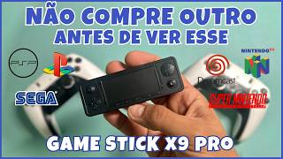 O MELHOR REVIEW COMPLETO DO GAME STICK X9 PRO O MAIS POTENTE DA ATUALIDADE MELHOR QUE O Y7 [upl. by Hortensia397]