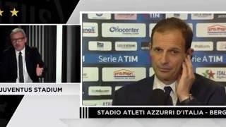 MOVIOLA Atalanta  JUVENTUS LO STILE ALLEGRI amp LO SFOGO ZULIANI ZAMBRUNO AGGREDITO [upl. by Isidoro428]