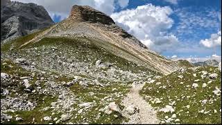 Virtual Treadmill exercise Dolomites Piccola Croda Rossa Walk 4K Video [upl. by Ahseila583]