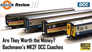 Review Bachmann range of Mk2F Aircon Coaches with DCC Controlled Lighting [upl. by Entirb]