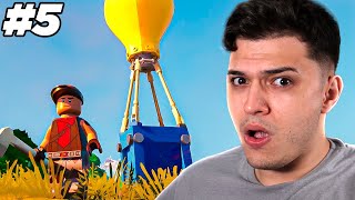 O AIR DROP REVELOU O FUTURO e DERROTEI O PRIMEIRO BOSS  LEGO FORTNITE 5 [upl. by Aivata]