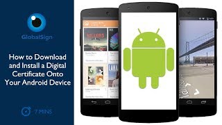 How to Download and Install a Digital Certificate Onto Your Android [upl. by Llesig]