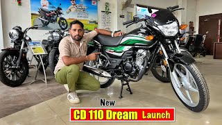 Honda Cd 110 Dream Deluxe E20 launch with New Update detail Review [upl. by Ethelbert]