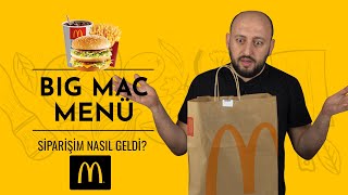 Big Mac™ Menü Siparişim Nasıl Geldi Mc Donalds [upl. by Acinok]