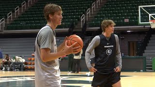 Okemos alumni Brennan and Colin Walton earn preferred walkon spots with MSU Mens Basketball team [upl. by Leontina]