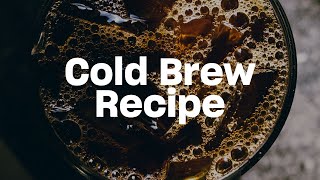 RESEP COLD BREW MUDAH DAN ENAK [upl. by Blase]