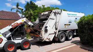 Wanneroo bulk waste with 96379 bobcat and 97044 truck [upl. by Weatherley]