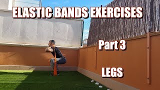 100 RESISTANCE BANDS EXERCISES  PART 3 LEGS [upl. by Ahsemed600]