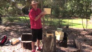 Part 3 Splitting an Australian Native Beehive [upl. by Elsilrac]