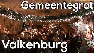 Kerstmarkt in Gemeentegrot Valkenburg [upl. by Refinnaej661]