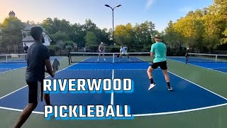 Riverwood Pickleball  62024  AkmalHunsinger vs DuginskiBonilla [upl. by Idnaj177]