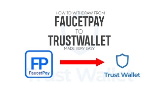 How To Withdraw From Faucetpay To Your Trustwallet account  Step by Step Guide [upl. by Immac553]