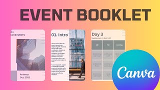 Start creating your bookletbrochure for your next corporate event [upl. by Doownil586]