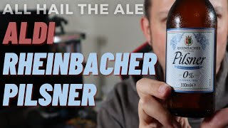 ALDI  Rheinbacher Pilsner Alcohol Free Review [upl. by Tebasile539]