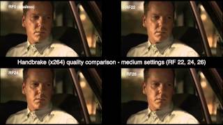 Handbrake x264 quotConstant Qualityquot RF comparisons [upl. by Metts]