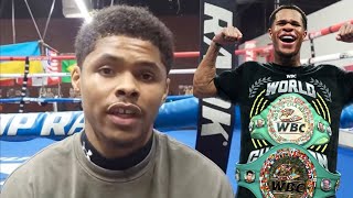 Shakur Stevenson Reacts to Devin Haney BREAKING Floyd Mayweather Compubox vs Regis Prograis [upl. by Margalit]