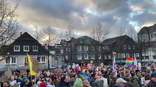 Olpe Große Demo gegen Rechtsextremismus [upl. by Zippora]