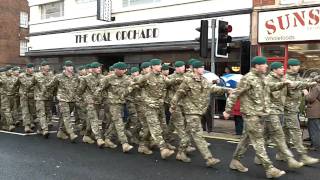 40 Commando Royal Marines Parade at Taunton 17th November 2010 [upl. by Enelra242]