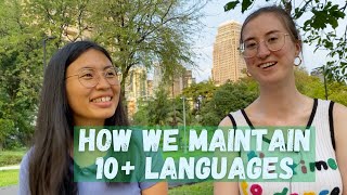 Polyglot conversation with Lindie Botes How we learn and maintain languages [upl. by Pillihpnhoj]