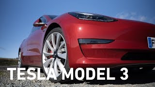 TESLA MODEL 3 TEST amp ESSAI  LE FUTUR EST EN ROUTE [upl. by Adnirolc]