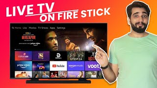 Live TV Features on Fire TV Stick Watch Live TV on Fire Stick India Hindi [upl. by Brechtel992]