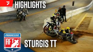 American Flat Track at Sturgis TT 81124  Highlights [upl. by Brianne]