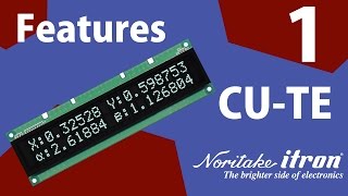 Noritake VFD CUTE Features Part 1  RS 232 Communication [upl. by Mahsih]