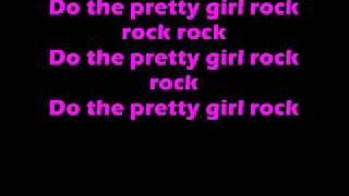 Keri HilsonPretty Girl Rock Lyrics on screen [upl. by Alessig]