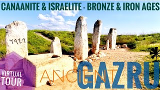 Mystery of Canaanite city of GAZRU 1800  600 BCE  Archaeological Virtual Tour at Tel Gezer [upl. by Anerat688]