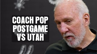 Coach Pops Postgame vs Utah Jazz  3272024 [upl. by Yeldnarb]