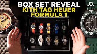 Is it worth it The US18K TAG Heuer Kith Formula 1 Box Set hands on [upl. by Aihsekyw]