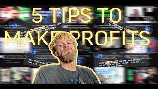 5 Tips to Make Profits Trading [upl. by Aivatnwahs]