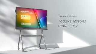 ViewSonic ViewBoard 52 Series Interactive Whiteboard  Today’s Lessons Made Easy [upl. by Essilrahc]