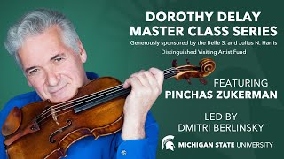 Pinchas Zukerman in an inspiring MasterClass [upl. by Afrika]