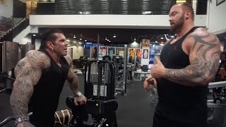 Shredding it with Thor The Mountain at the Gym 🔥69 400LBS  Bodybuilder Golds [upl. by Bevan]