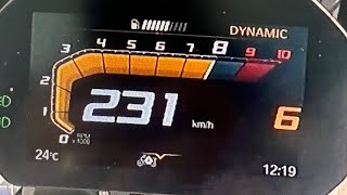 TOP SPEED NEW BMW R 1300 GS topspeed on german autobahn [upl. by Boice631]