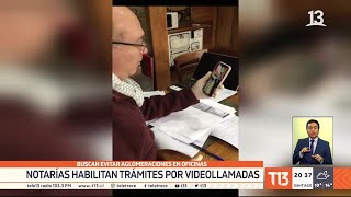 Notarías habilitan trámites por videollamadas [upl. by Ahtel867]