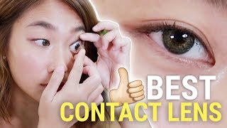 BEST CONTACT LENS EVER  COLOR SWATCHES  Raiza Contawi [upl. by Roydd]