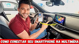 Como conectar o Telefone na Multimídia FIAT [upl. by Nahem773]