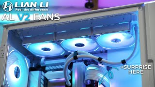 Lian Li strikes again  UNI FAN AL v2 fans and 12VHPWR Strimer v2 cables [upl. by Rosario]