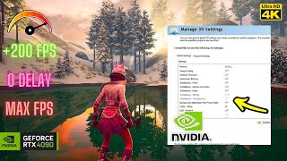 ✅BEST NVIDIA CONTROL PANEL SETTINGS FOR 2024 FPS BOOST EASY [upl. by Anrol]