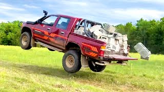 Toyota Hilux Durability Test 1 [upl. by Onirefez]