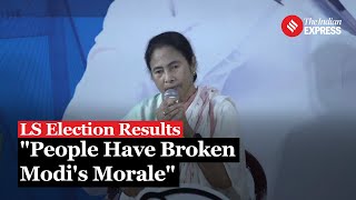 Election 2024 Results Mamata Banerjee Thanks People Accuses Modi Of Threatening Oppositions [upl. by Gitlow]