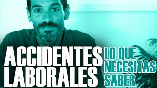 🤕 TODO sobre los ACCIDENTES LABORALES  ¿Qué dice la ley de Prevención de Riesgos Laborales [upl. by Lleira]