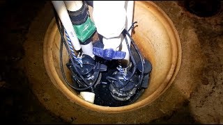 Dual Sump Pumps amp Possible Issues with Actual Tests [upl. by Yhotmit]