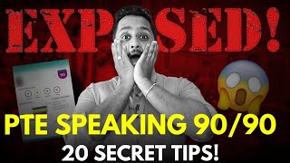 20 Secret Tips Exposed  PTE Speaking Score 9090  Skills PTE Academic [upl. by Oicneconi]