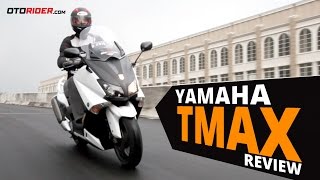 Yamaha TMax Test Ride Review – Indonesia  OtoRider [upl. by Grace]