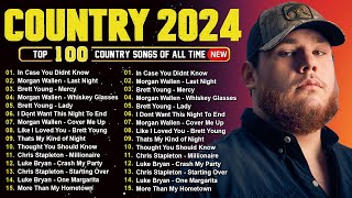 Country Music Playlist 2024 🦽 Luke Combs Morgan Wallen Chris Stapleton Kane Brown Jason Aldean [upl. by Yelsew]